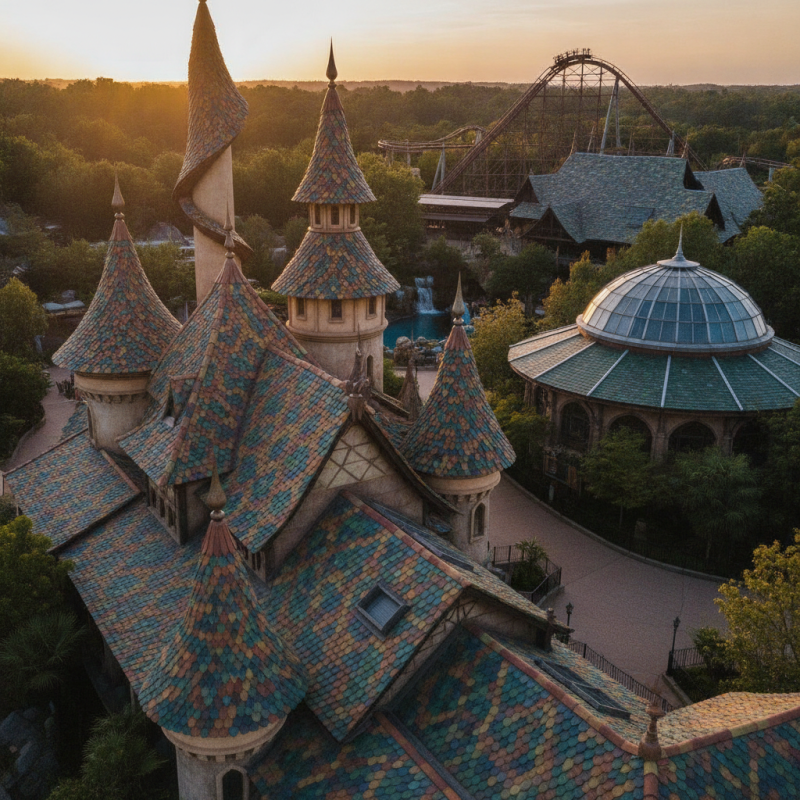 Best Theme Park Roof Tiles for Durable Outdoor Structures?