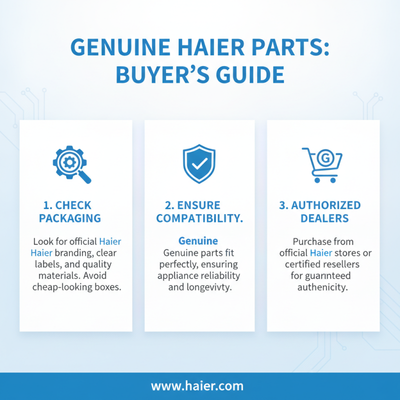Why You Should Choose Genuine Haier Parts for Your Appliances?