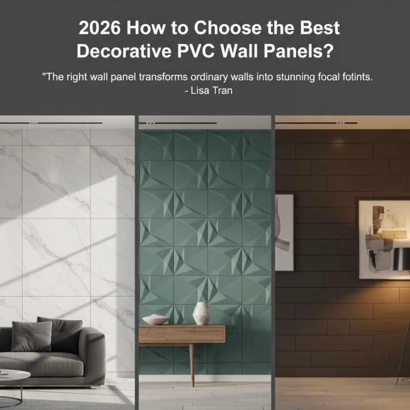 2026 How to Choose the Best Decorative PVC Wall Panels?