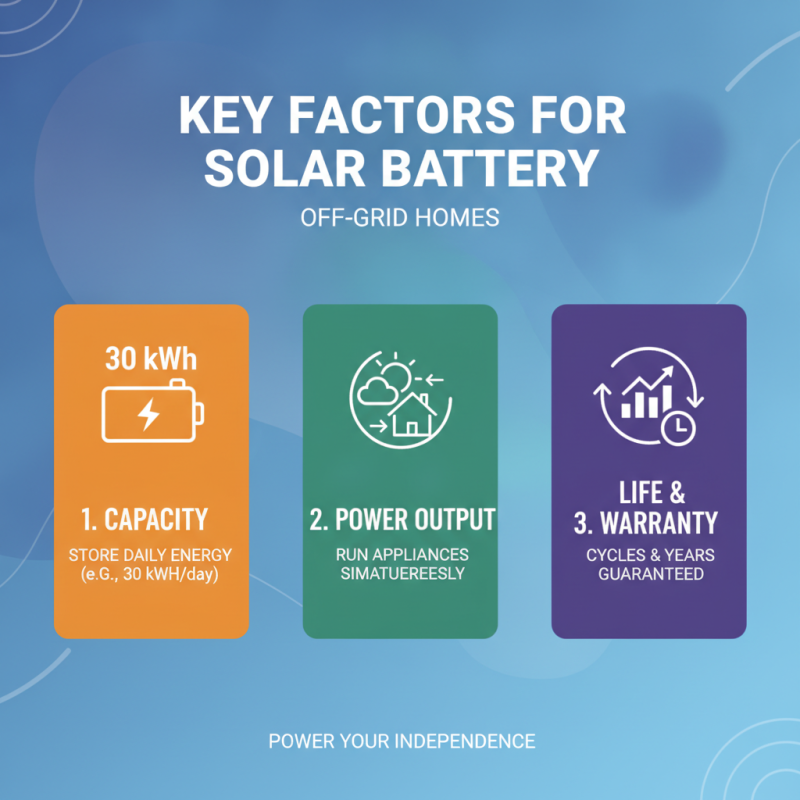 2026 How to Choose a Solar Battery System Off Grid for Your Home?