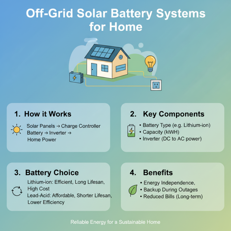 2026 How to Choose a Solar Battery System Off Grid for Your Home?
