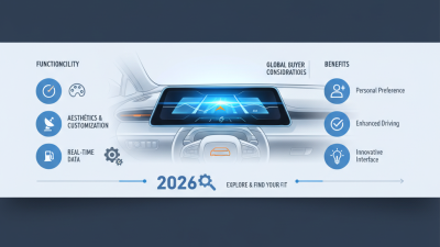 2026 Best Car Digital Dash Cluster Options for Global Buyers?