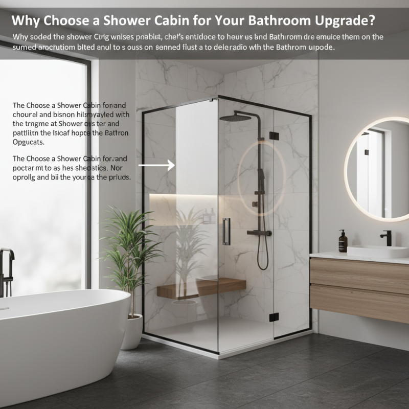 Why Choose a Shower Cabin for Your Bathroom Upgrade?