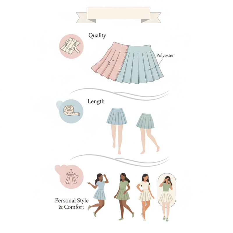 What to Look for When Buying a Short Pleated Skirt?