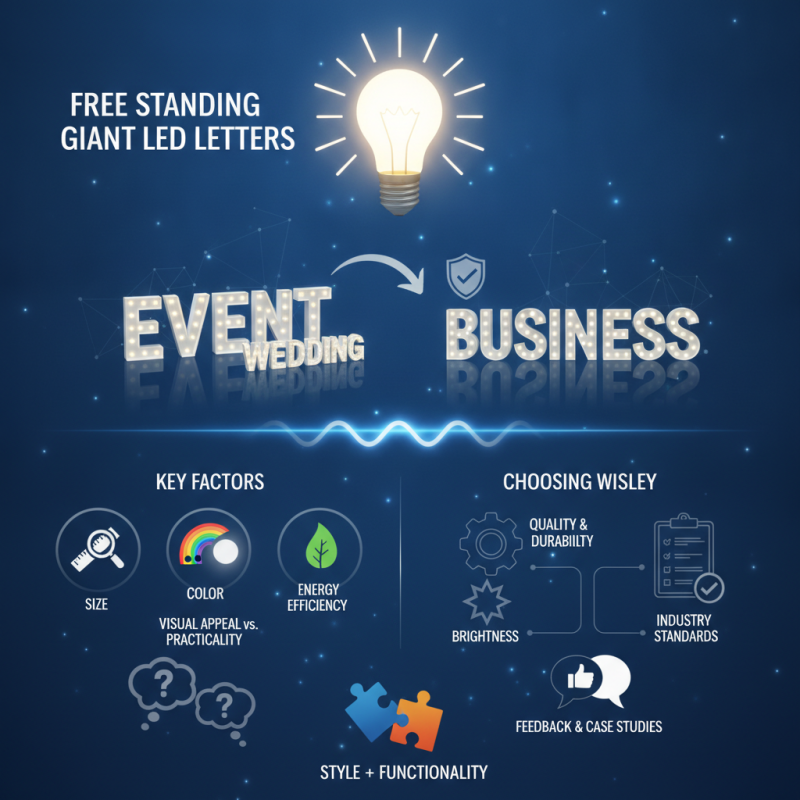 How to Choose the Best Free Standing Giant Led Letters?