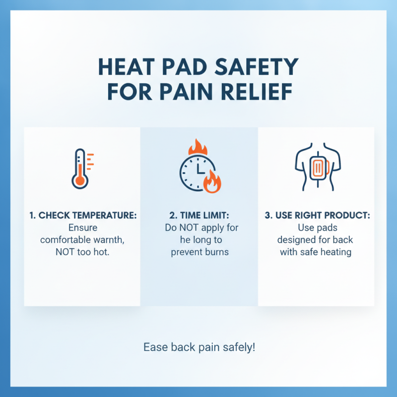 Top Tips for Using Heat Pads to Relieve Back Pain?