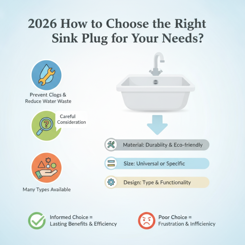 2026 How to Choose the Right Sink Plug for Your Needs?