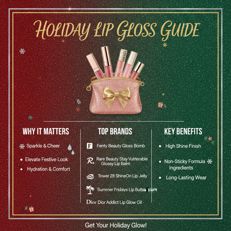 Best Christmas Lip Gloss Tubes for Your Holiday Makeup Collection?