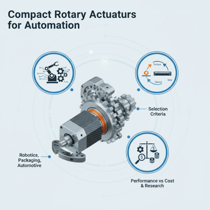 Best Compact Rotary Actuator for Efficient Automation Solutions?