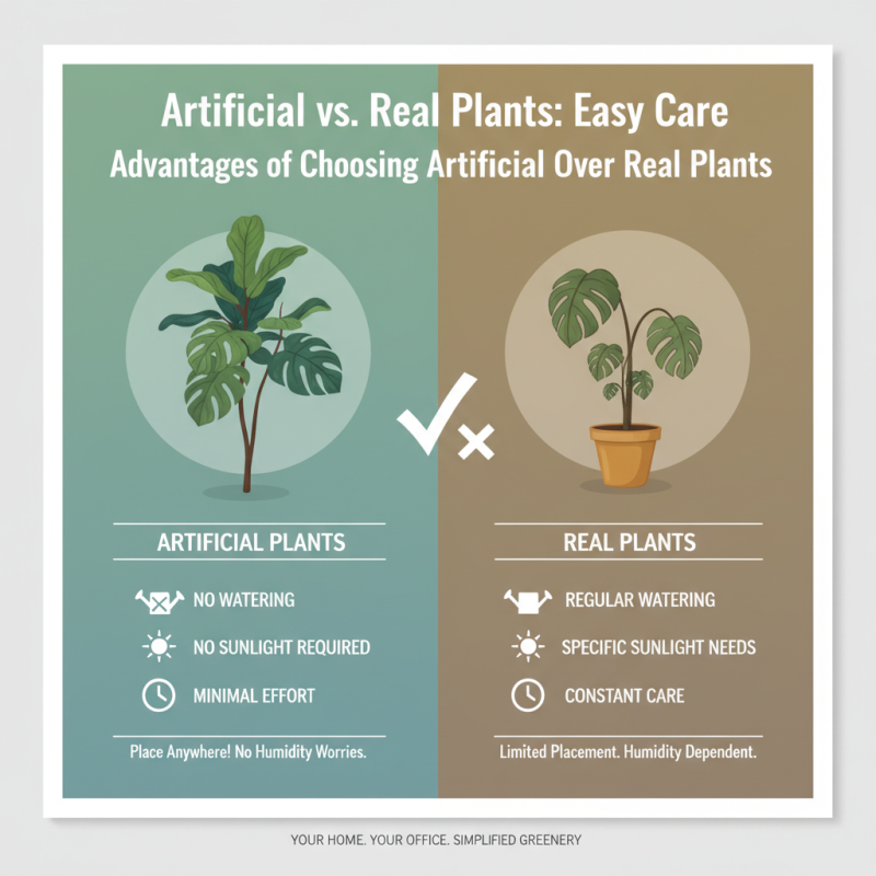 Why Choose Large Artificial Plants for Home and Office Decor?