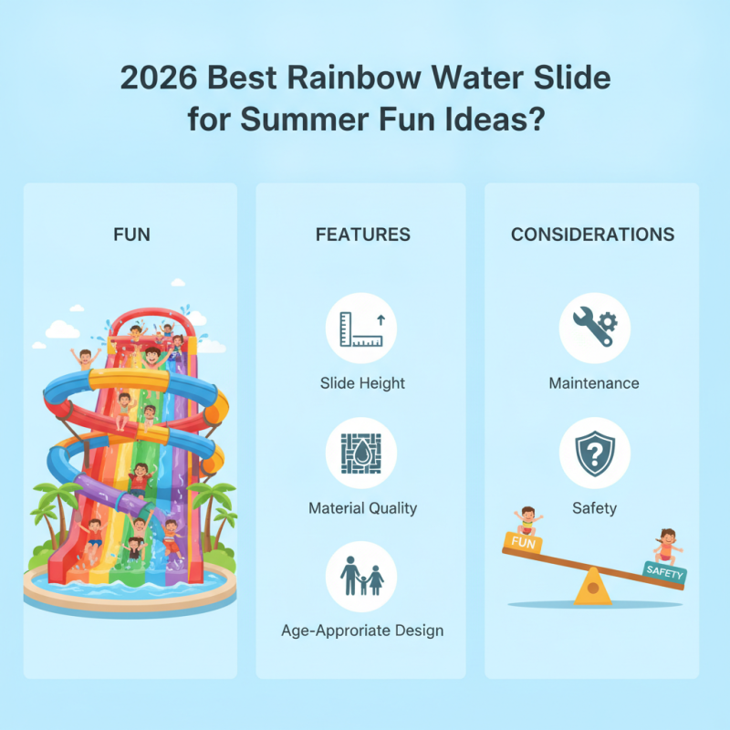 2026 Best Rainbow Water Slide for Summer Fun Ideas?