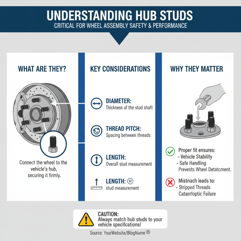 How to Choose the Right Hub Studs for Your Vehicle?