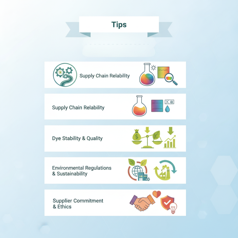 Top 5 Tips for Sourcing Basic Dyes Effectively?