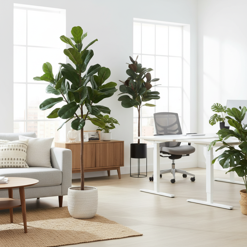 Why Choose Large Artificial Plants for Home and Office Decor?
