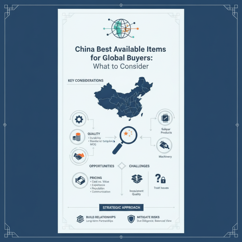 China Best Available Items for Global Buyers What to Consider?