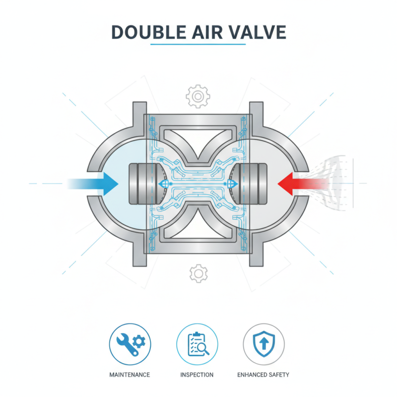 What is a double air valve and how does it work?