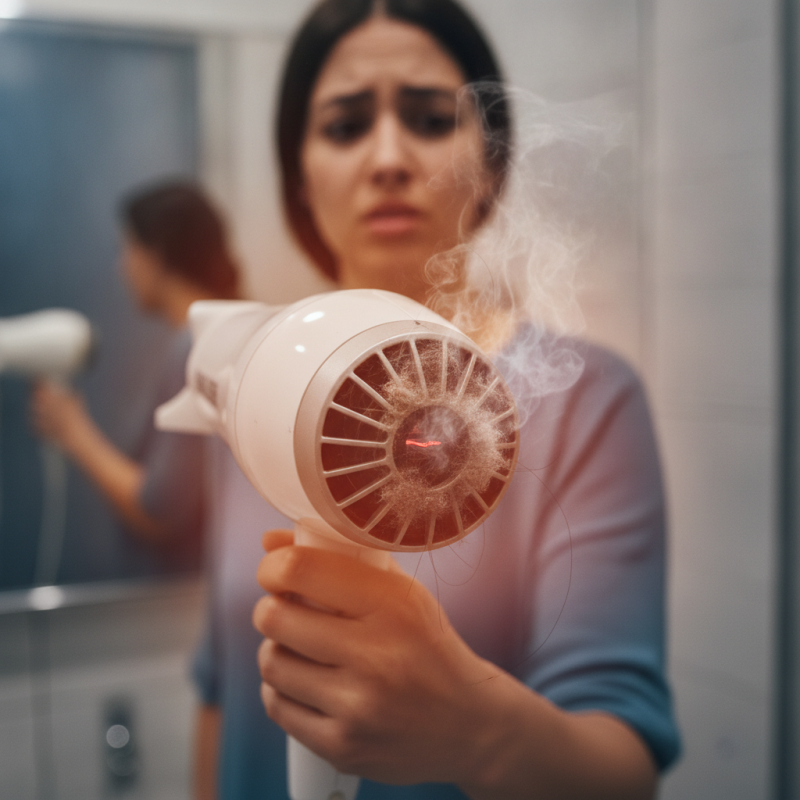 Why Does My Hair Dryer Smell Like It Is Burning?