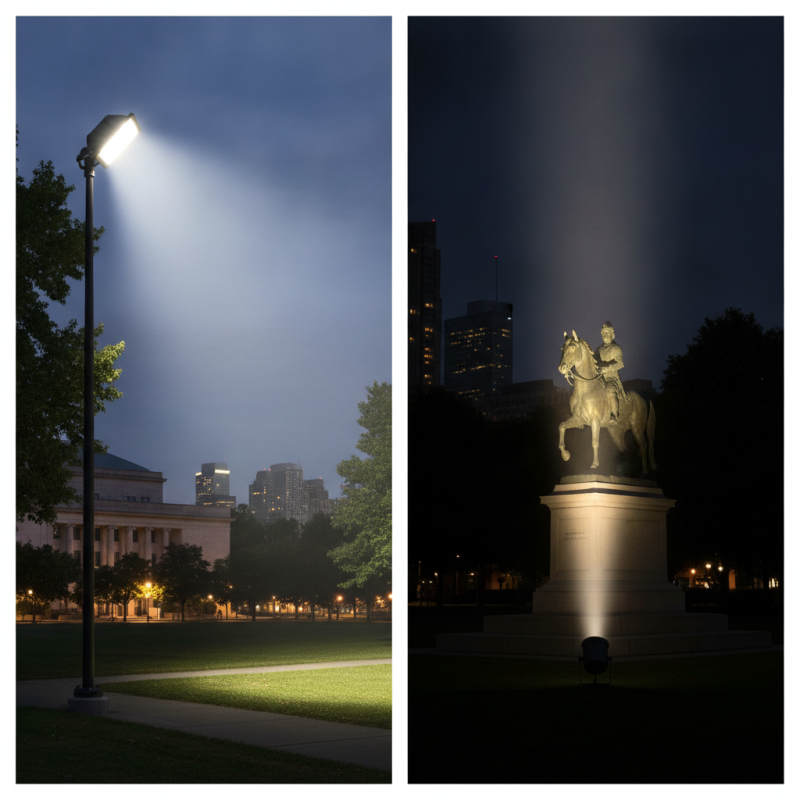 What is the Difference Between Floodlight and Spotlight?