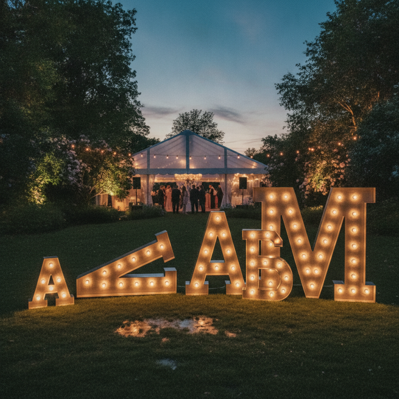 How to Choose the Perfect Marquee Letter for Your Event?