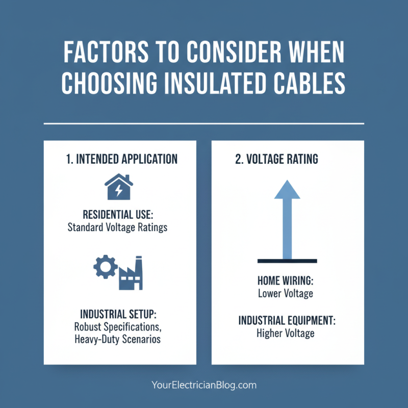 2026 How to Choose the Best Insulated Cable for Your Needs?
