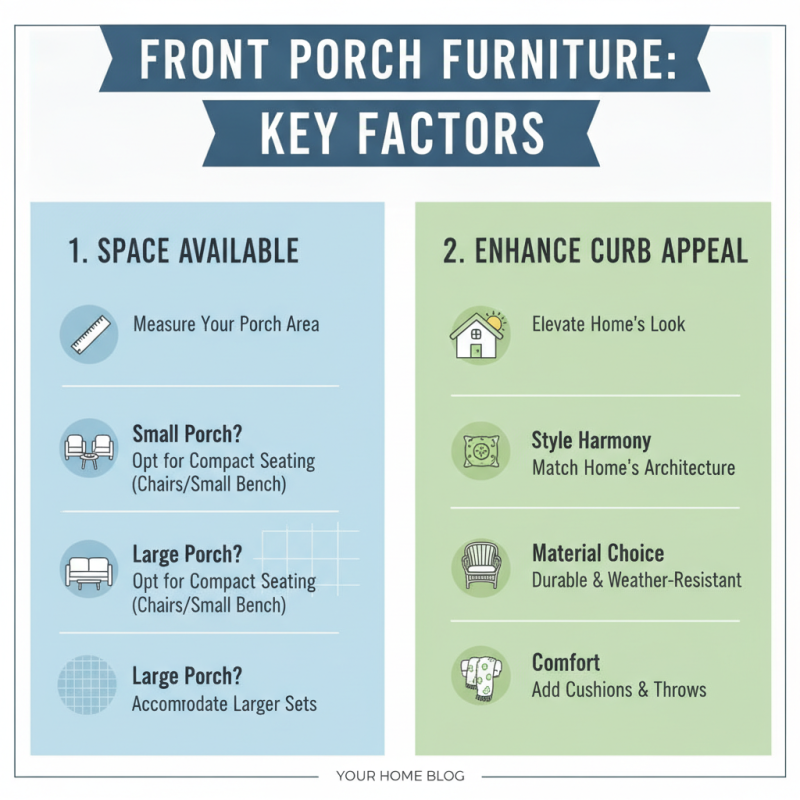 How to Choose the Best Front Porch Furniture for Your Home?
