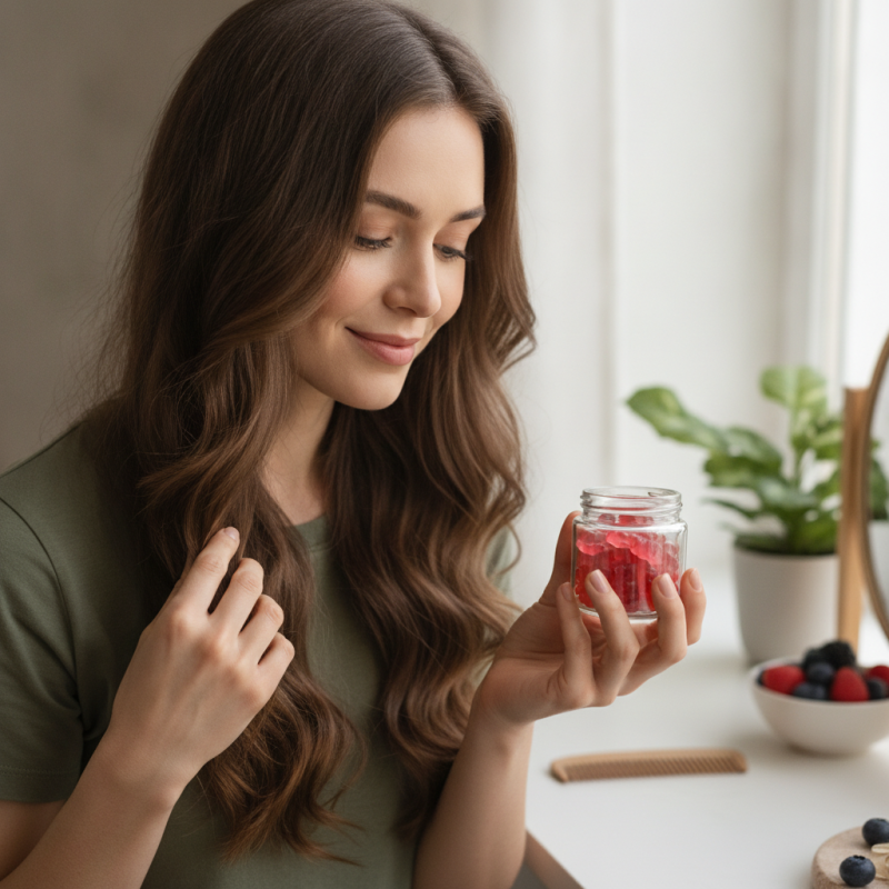 How to Achieve Thicker Hair Naturally with Hair Growth Gummies?