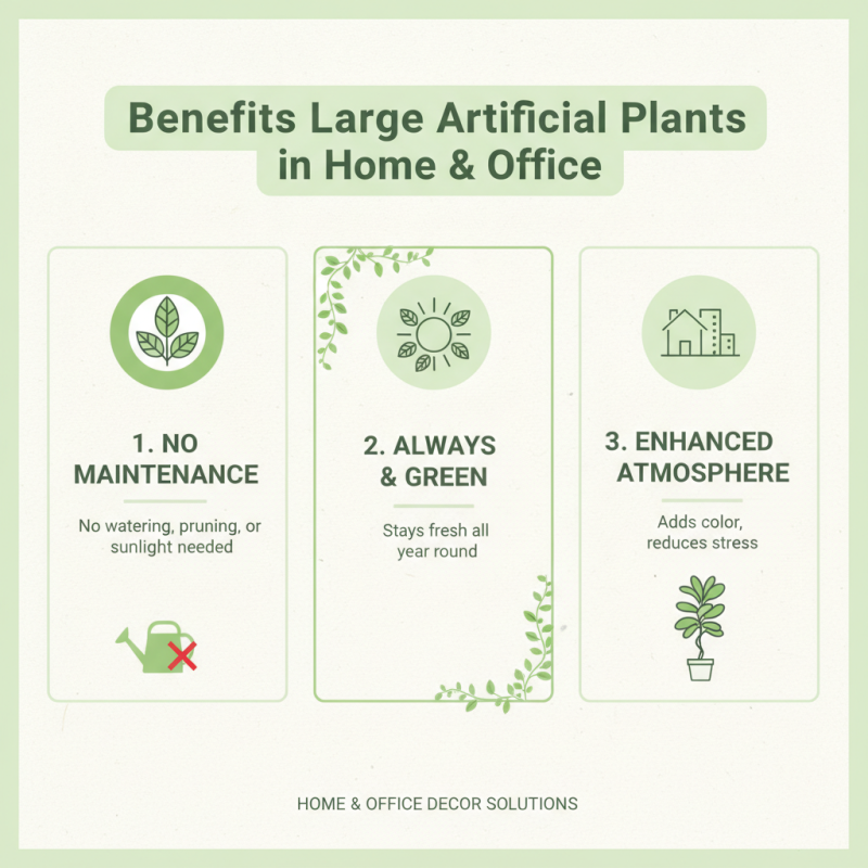 Why Choose Large Artificial Plants for Home and Office Decor?