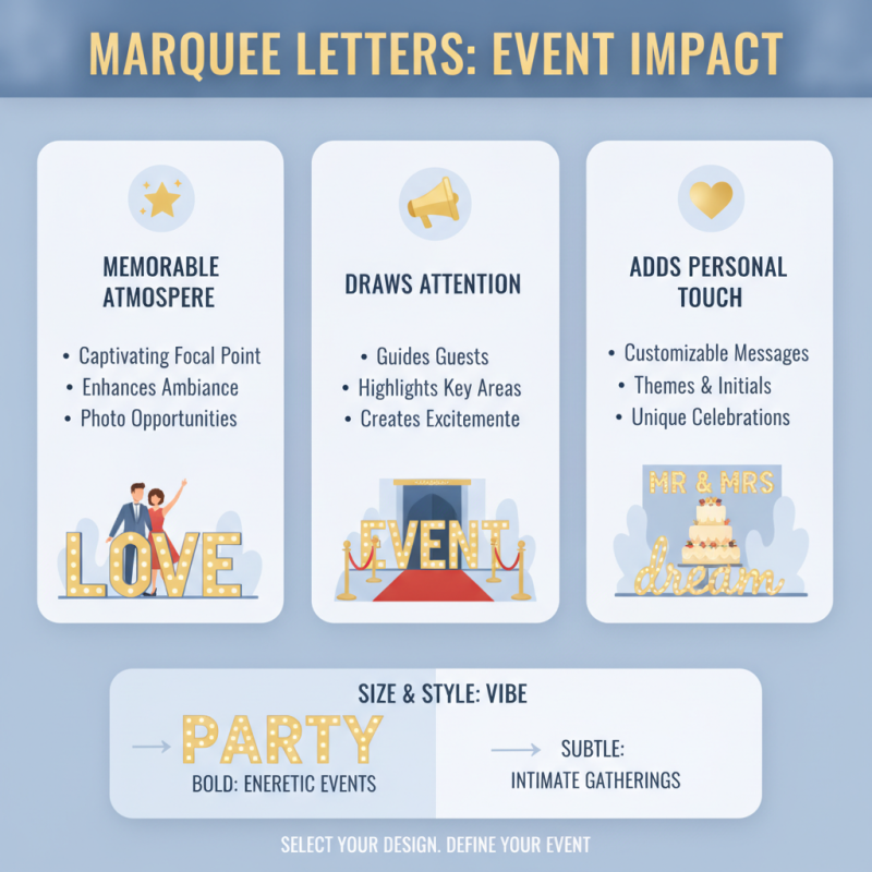 How to Choose the Perfect Marquee Letter for Your Event?