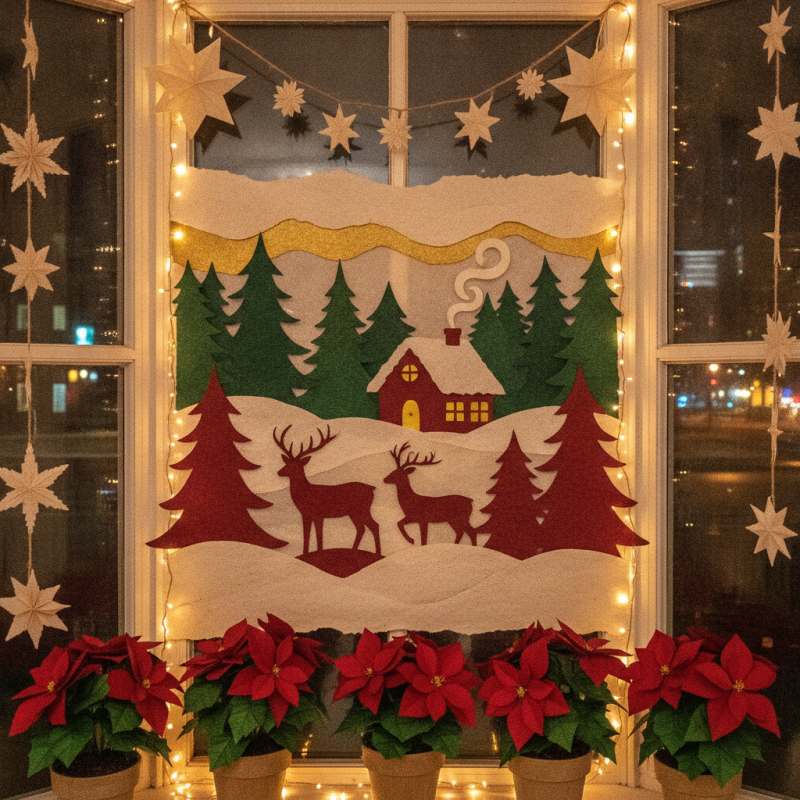 Why Choose Handmade Paper Art for Stunning Festive Windows?