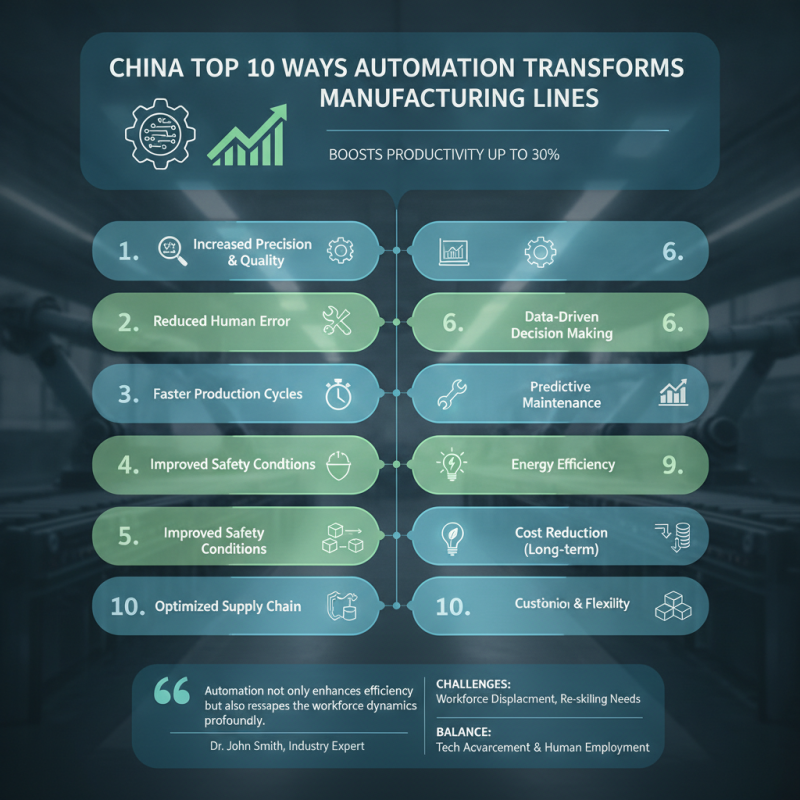 China Top 10 Ways Automation Transforms Manufacturing Lines?