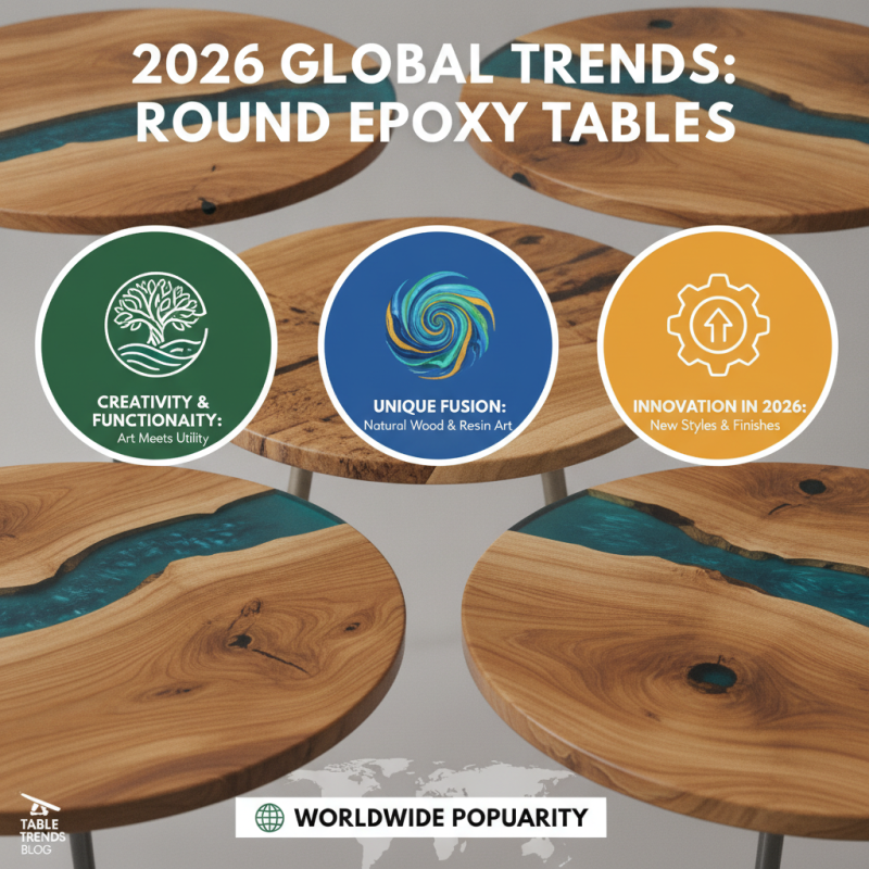 2026 Best Round Epoxy Table Designs for Global Buyers