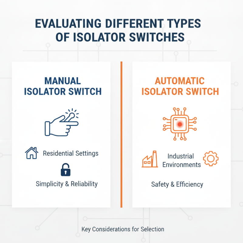How to Choose the Right Isolator Switch for Your Needs?