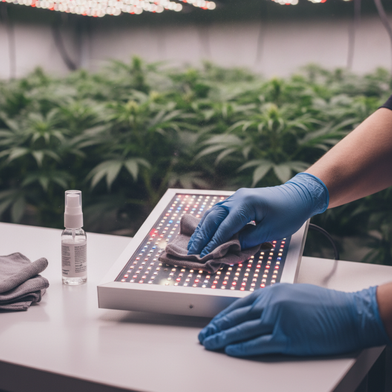 How to Clean and Maintain Your LED Grow Panels Effectively?