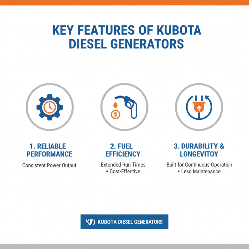 Top 10 Benefits of Using Kubota Diesel Generators for Your Needs?