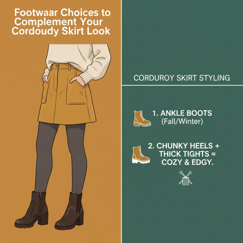 How to Style a Corduroy Skirt for Any Occasion?
