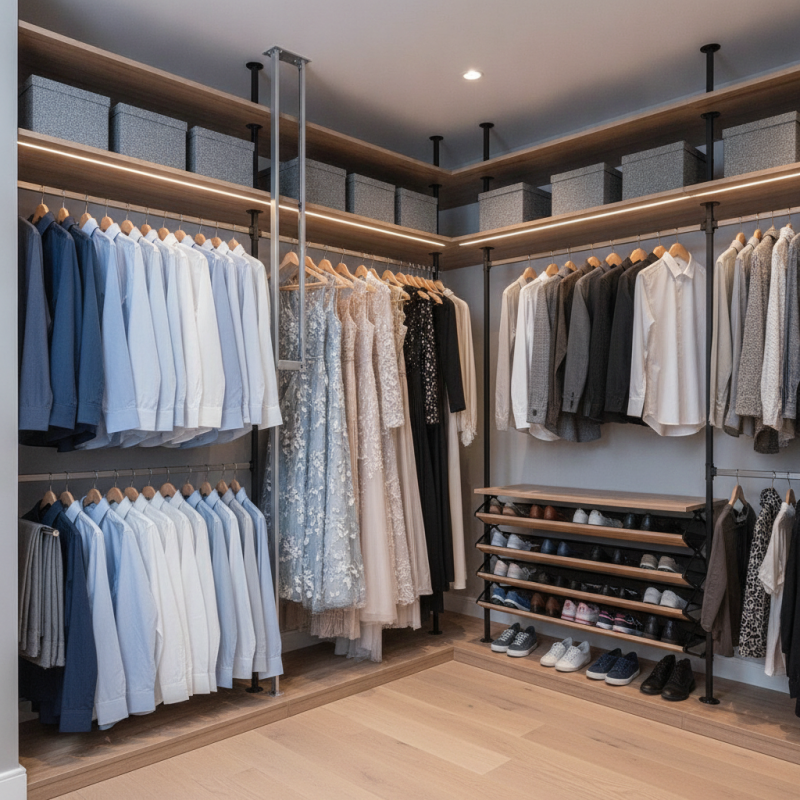 10 Best Wardrobe Rail Options for Maximizing Your Closet Space?