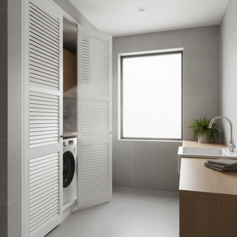 Why Choose Louvre Doors for Best Utility Room Ventilation