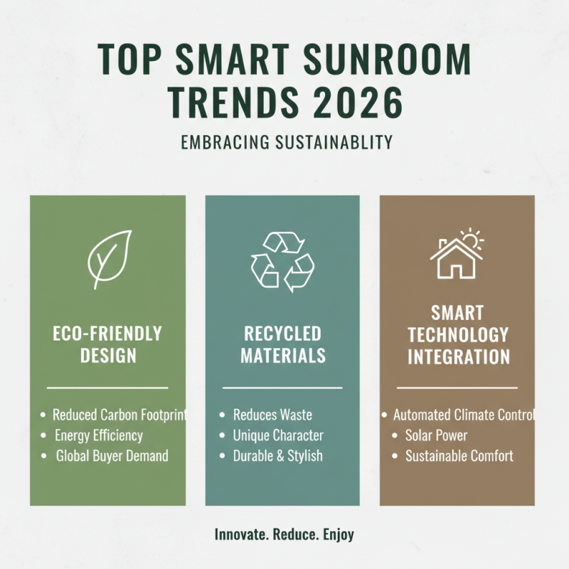 Top Smart Sunroom Trends for Global Buyers in 2026?