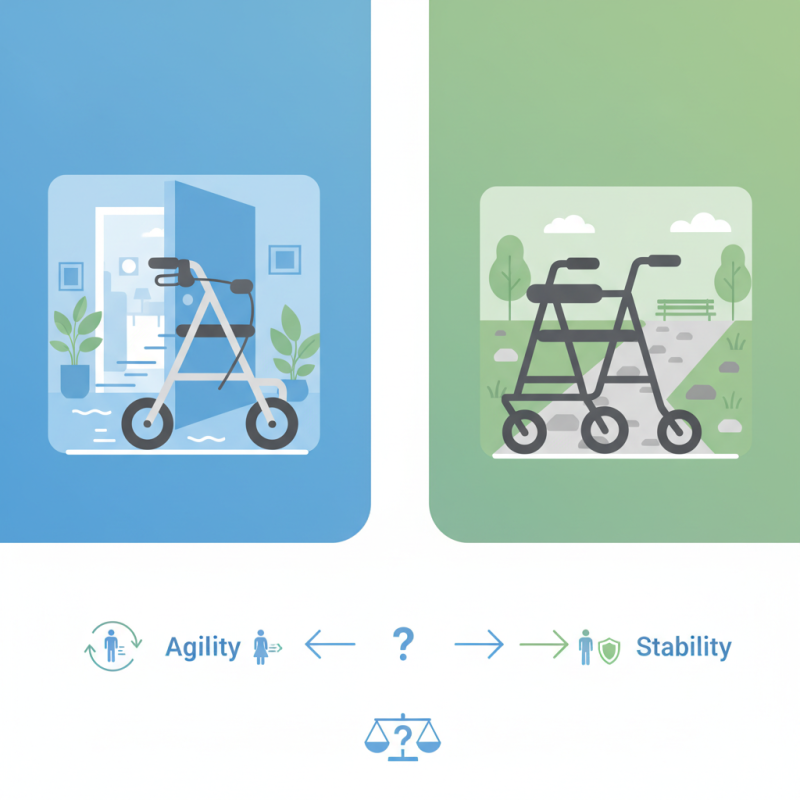 Top 10 Reasons to Choose a 3 Wheel vs 4 Wheel Rollator?