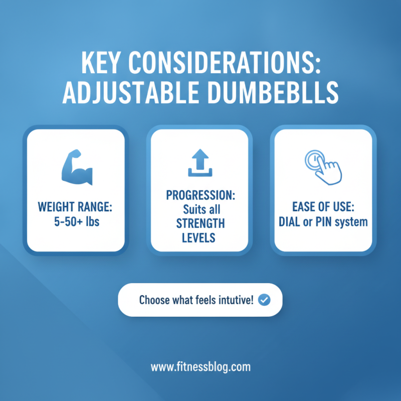 How to Choose the Best Adjustable Dumbbell Set With Case?