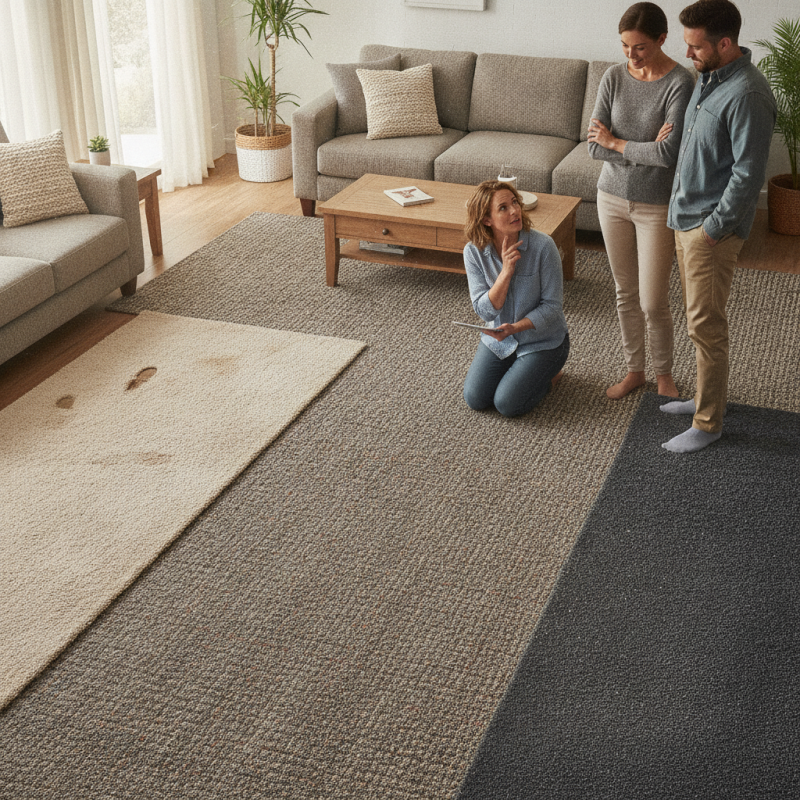 How to Choose a Carpet Color that Hides Dirt Effectively?