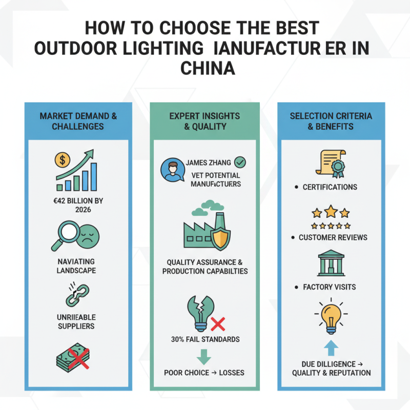 How to Choose the Best Outdoor Lighting Manufacturer in China?
