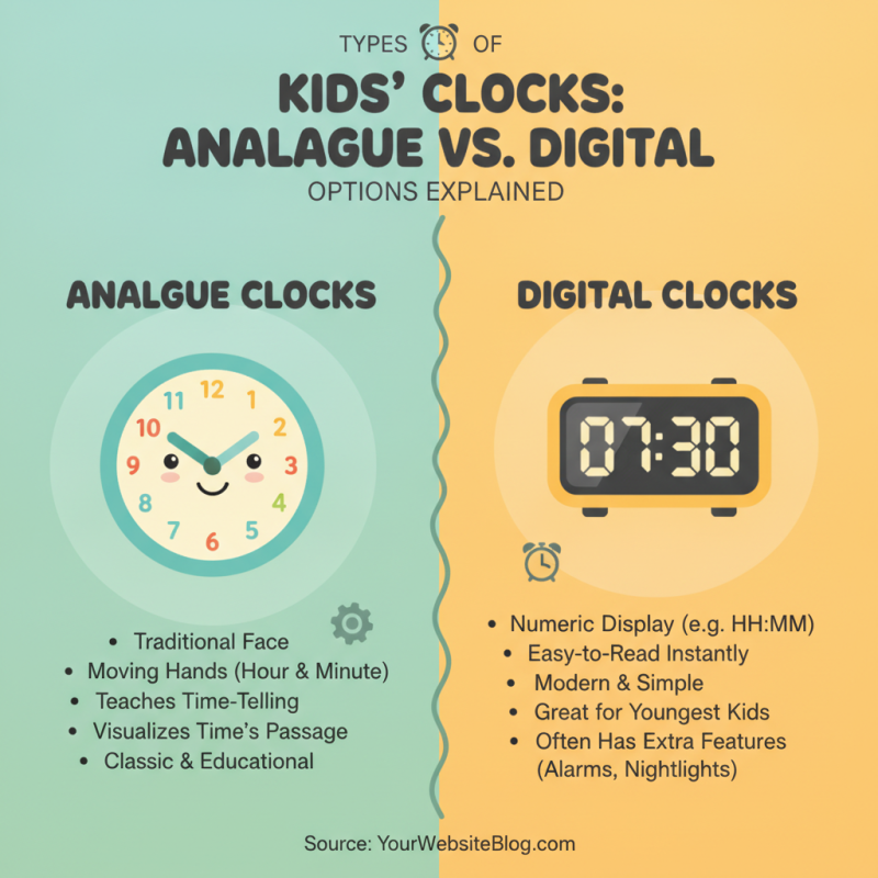 How to Choose the Best Kids Clock for Your Child's Room?