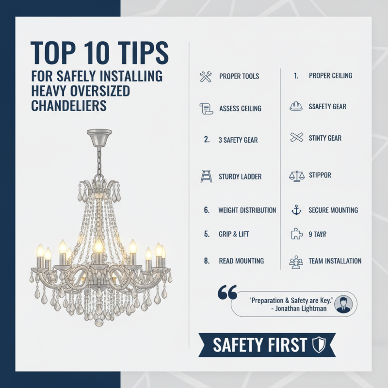 Top 10 Tips for Safely Installing Heavy Oversized Chandeliers