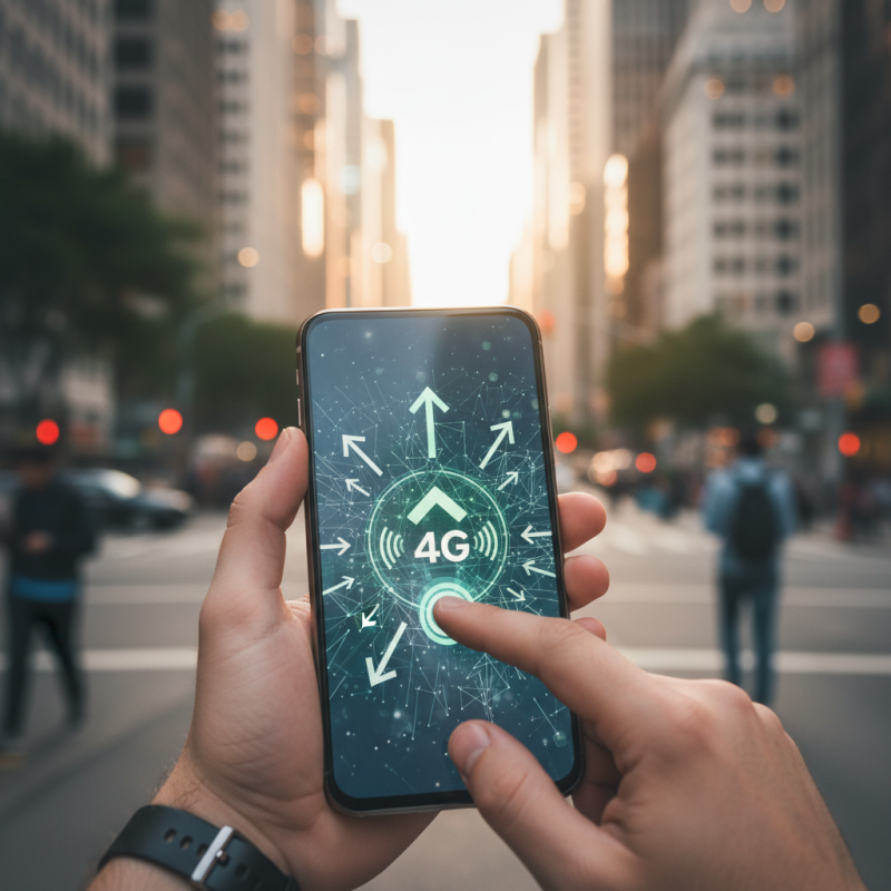 How can I improve 4G phone network speed in urban areas?