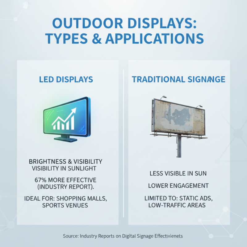 How to Choose the Best Outdoor Display for Your Needs?