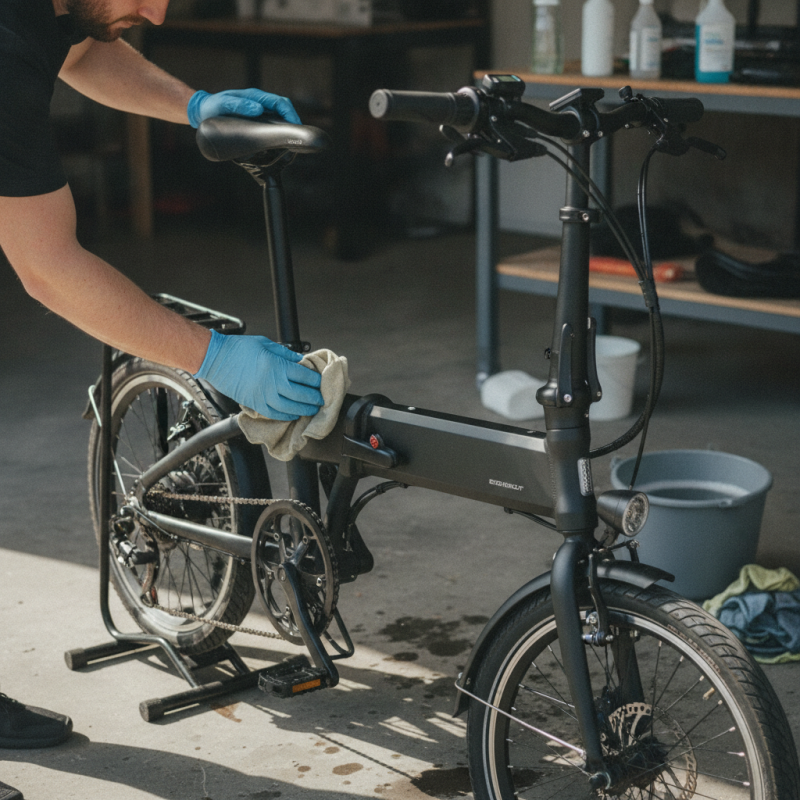 How to Clean Your Folding Bike Without Damaging Electronics?