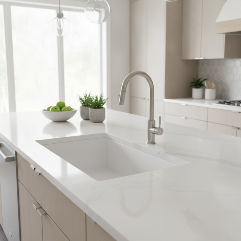 How to Seamlessly Integrate Sinks with Countertops?