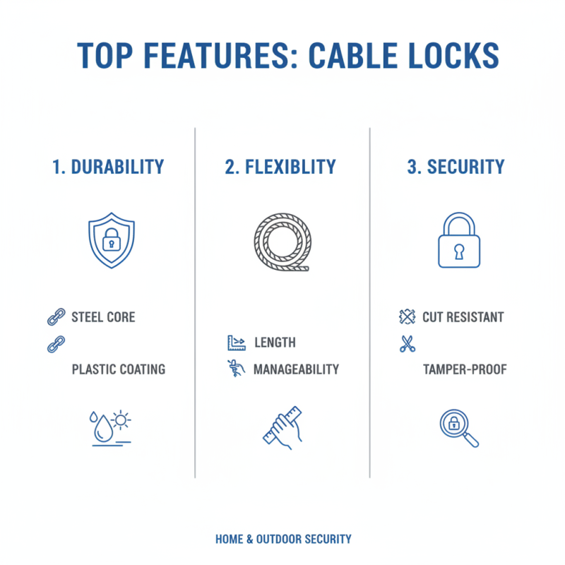 Top 10 Lock Cable Lock Options for Home and Outdoor Security Solutions?