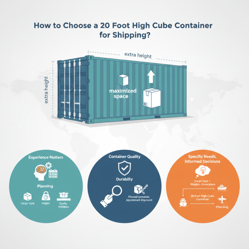 How to Choose a 20 Foot High Cube Container for Shipping?